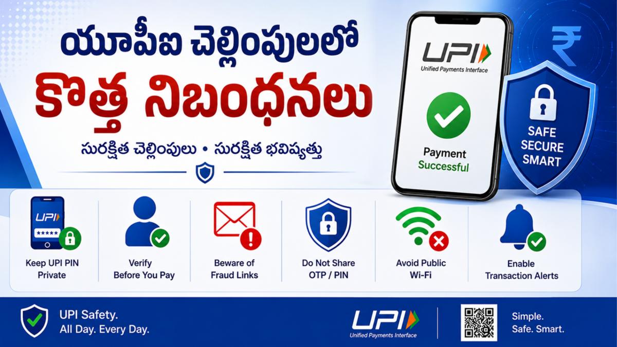 యూపీఐ చెల్లింపులలో కొత్త నిబంధనలు | UPI Safety Rules