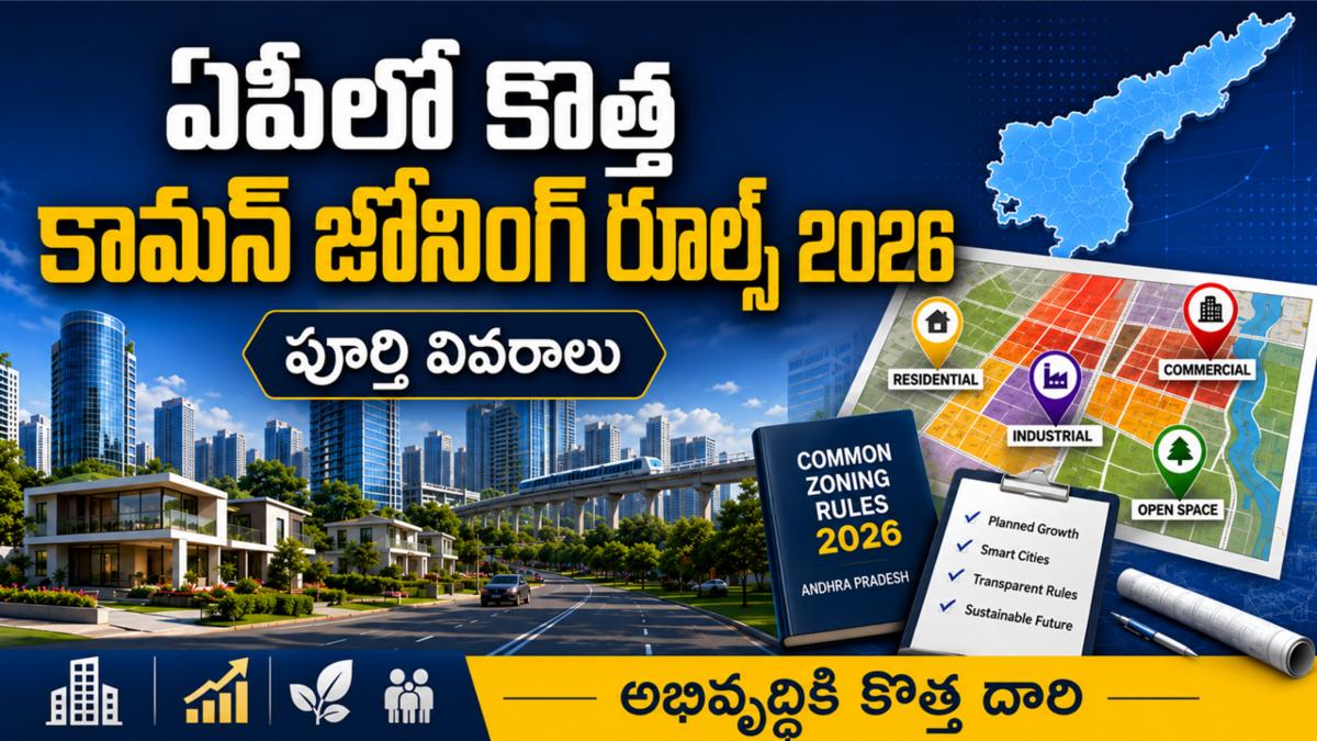 ఏపీలో కొత్త కామన్ జోనింగ్ రూల్స్ 2026: పూర్తి వివరాలివే!